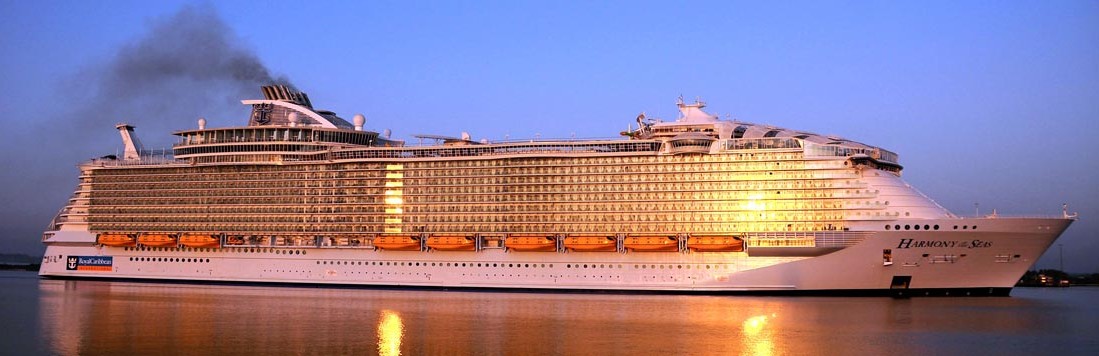 Harmony of the Seas - RCCL - World's biggest cruise ship as of 2016.